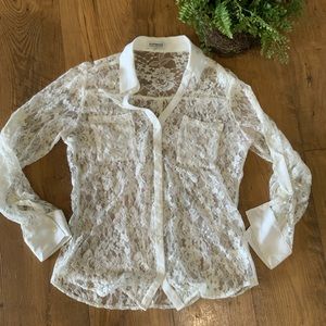 Express portofino shirt Lace